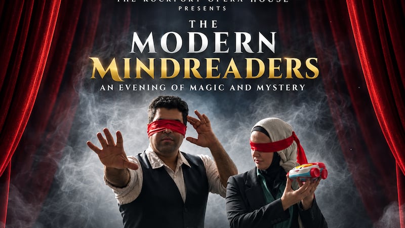 Despite being blindfolded, Tabraze Sheikh was able to read out all the letters on a...