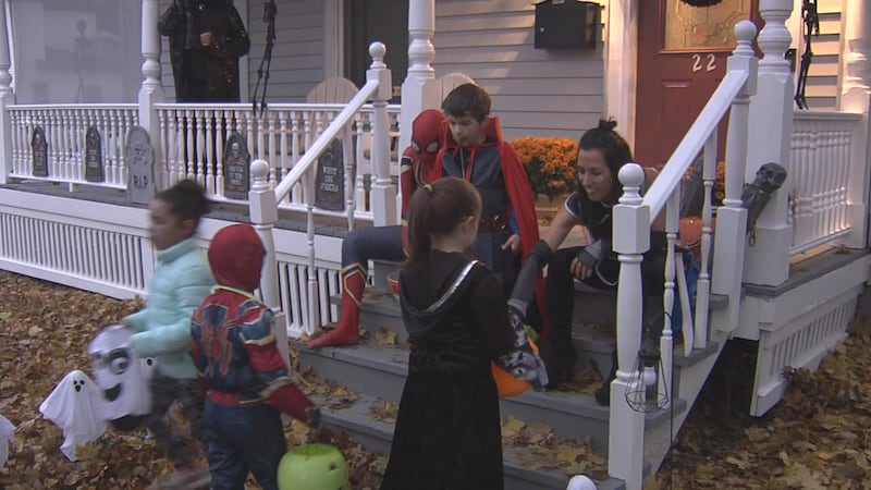 Trick or Treating in Bangor, Maine