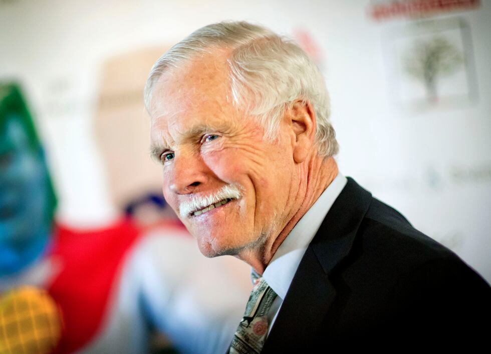FILE - In this Friday, Dec. 6, 2013 file photo, American media mogul Ted Turner is...