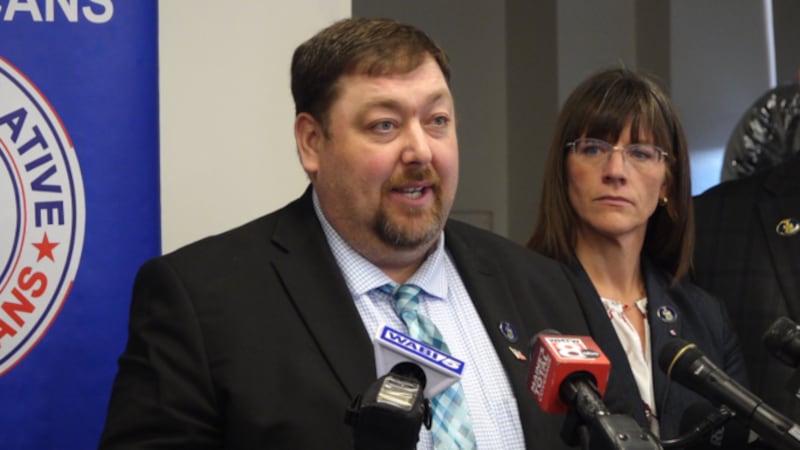 House Minority Leader Billy Bob Faulkingham speaking on Tuesday.