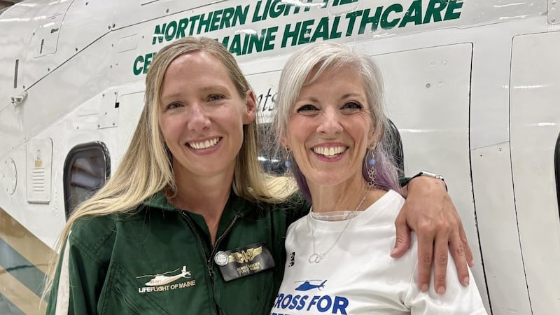 LifeFlight of Maine Flight Nurse, Denise Saucier, and Molly Lincoln of Brewer are once again...
