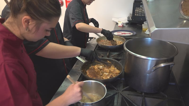 High school culinary students in Washington County put their kitchen skills to the test...