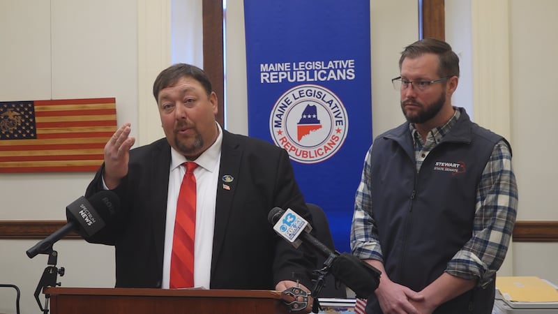House Minority Leader Billy Bob Faulkingham and Senate Minority Leader Trey Stewart