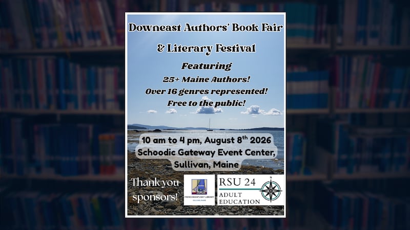 The Downeast Authors’ Book Fair and Literary Festival flyer