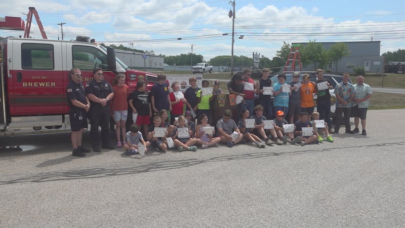 Over 20 students learned about fire, EMS, police and dispatch.