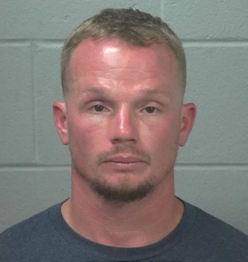Justin Grover in the Penobscot County Jail