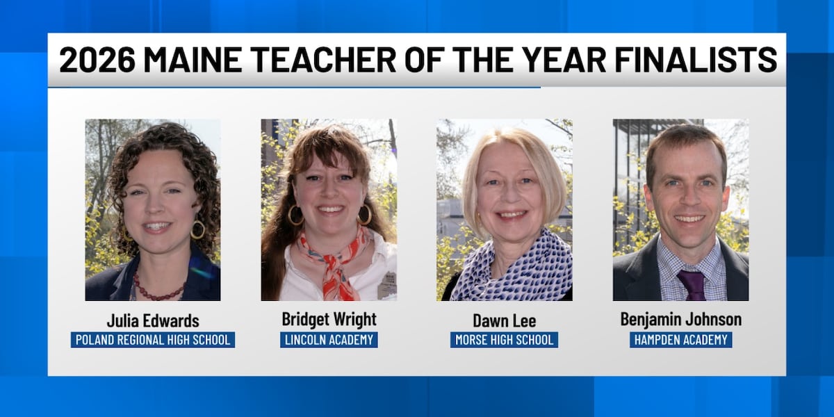 2026 Maine Teacher of the Year finalists announced