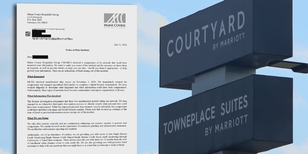 Class action lawsuit filed against Maine-based hospitality group over data breach Class action lawsuit filed against Maine-based hospitality group over data breach