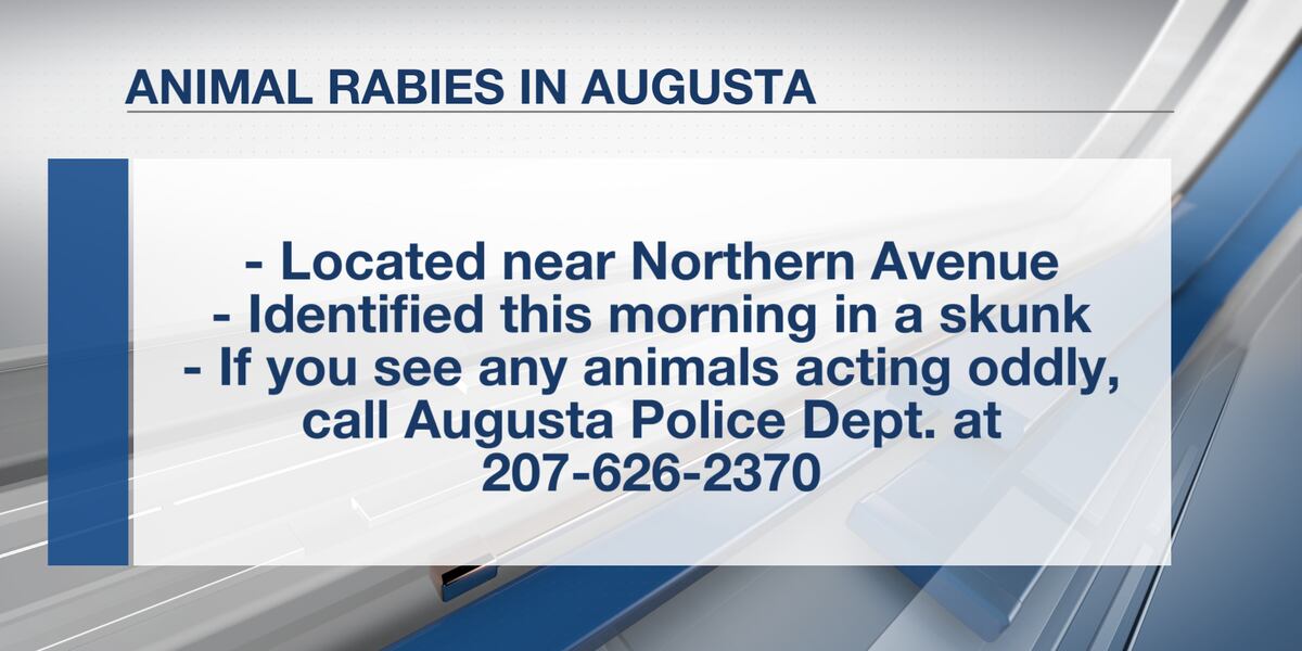 Maine CDC confirms a positive Rabies case in Augusta