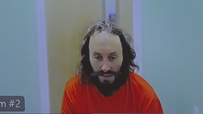 Nathan Lagasse, 27, appeared in court over Zoom at Penobscot County Jail Friday afternoon.