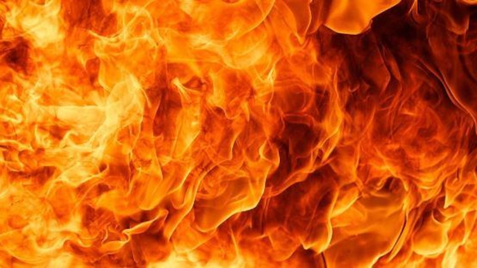 Distroy House Mobile home destroyed by fire in Greenfield Township