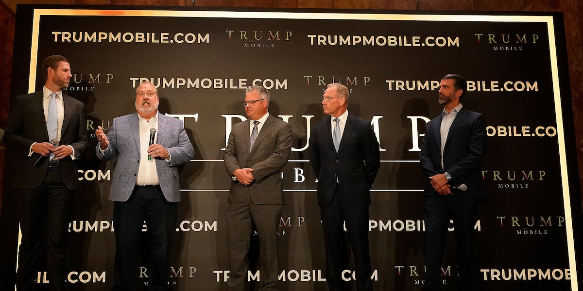 The Trump family launches a mobile phone company