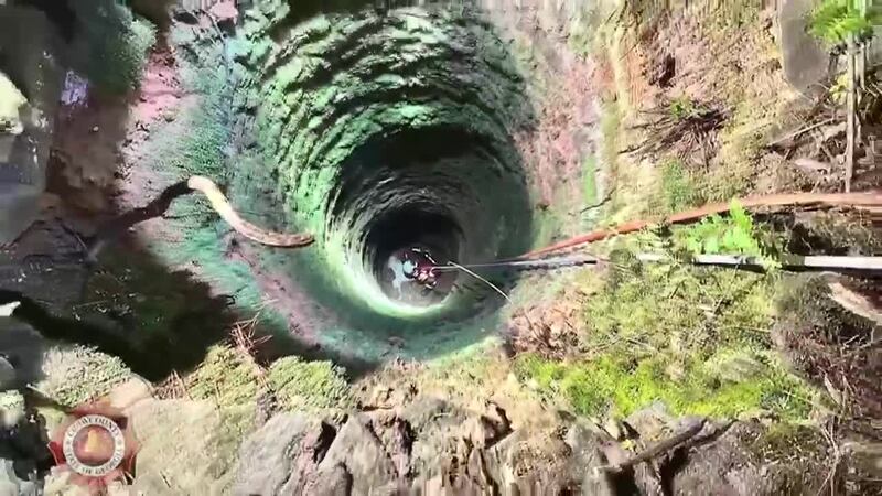 A 50-year-old man fell into a well in Georgia while looking for his phone in the woods.