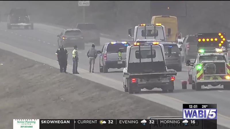 Police respond to crash on I-95 south near Bangor