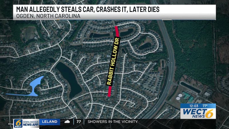 One man is dead after allegedly jumping into the back of a vehicle, stealing it and wrecking it.