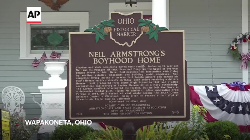 Karen Mikesell, who has owned Neil Armstrong's childhood home since 1988, talks about putting...