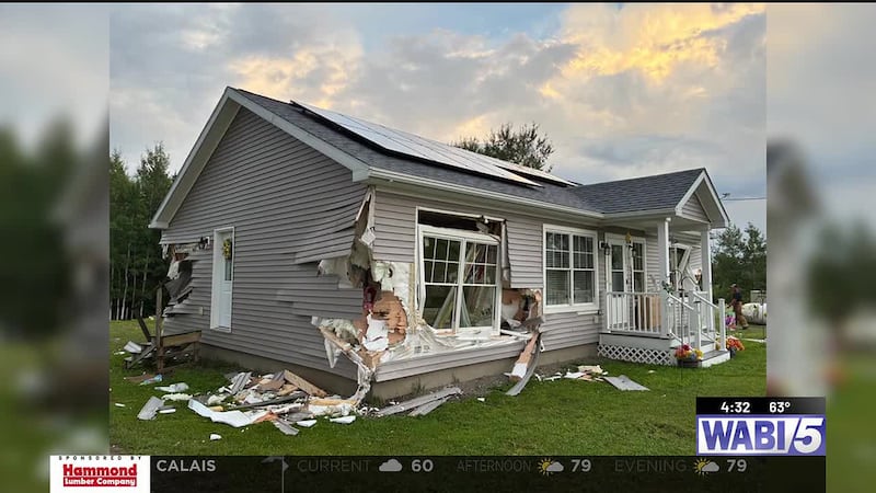 Portage man arrested after skidder damages home, closes Route 11