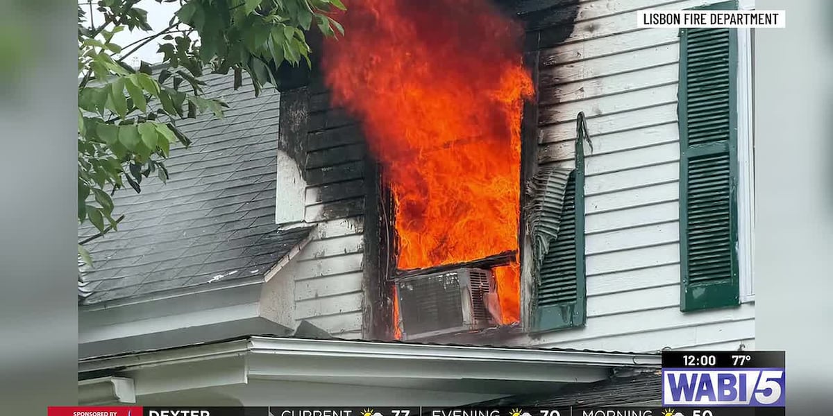 Pets rescued from house following explosion, fire in Lisbon